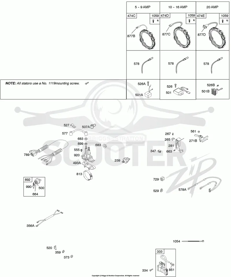 Alternator, Ignition
