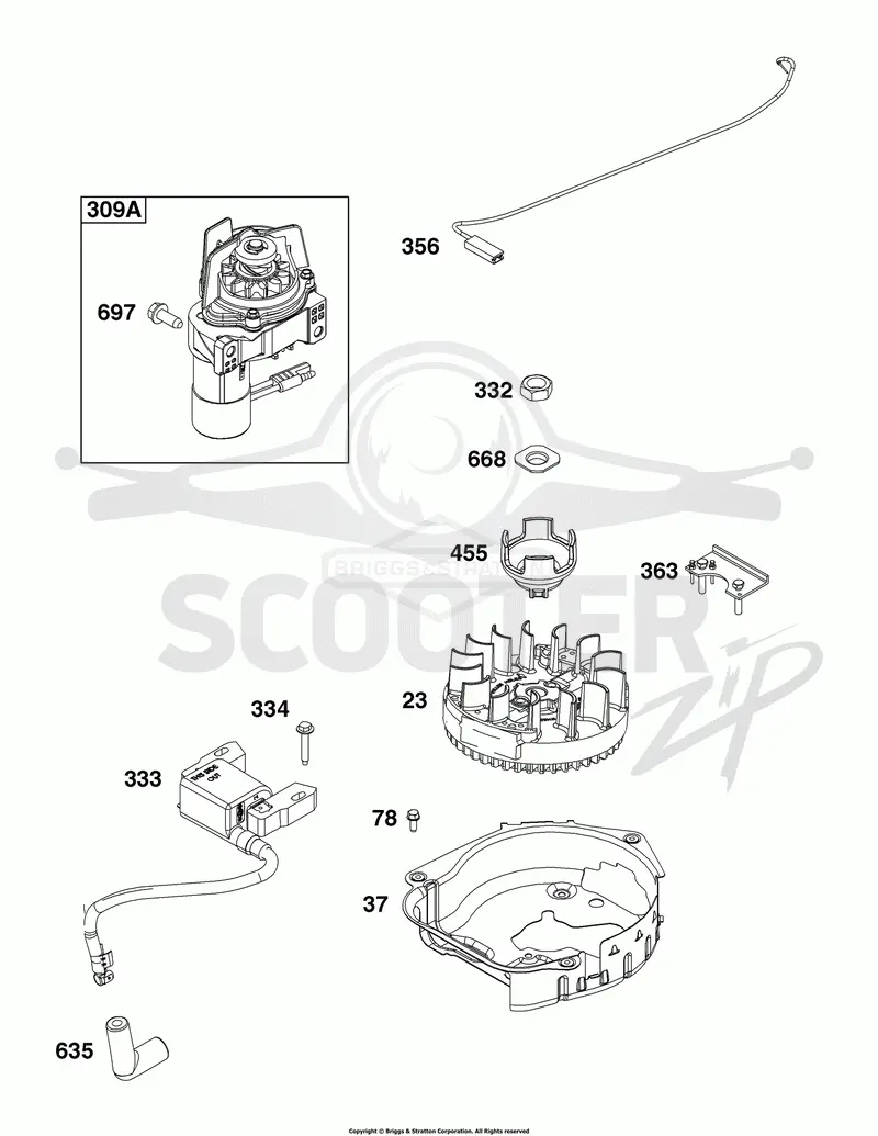 Flywheel, Ignition, and Starter Group