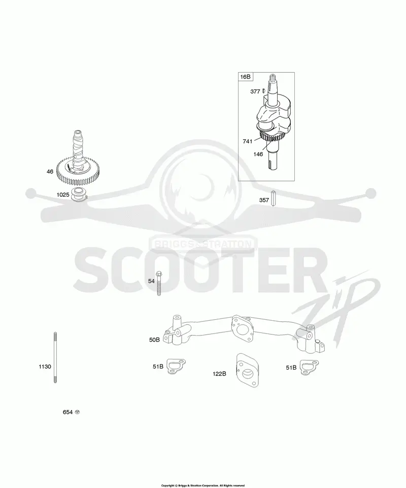 Camshaft, Crankshaft, Intake Manifold