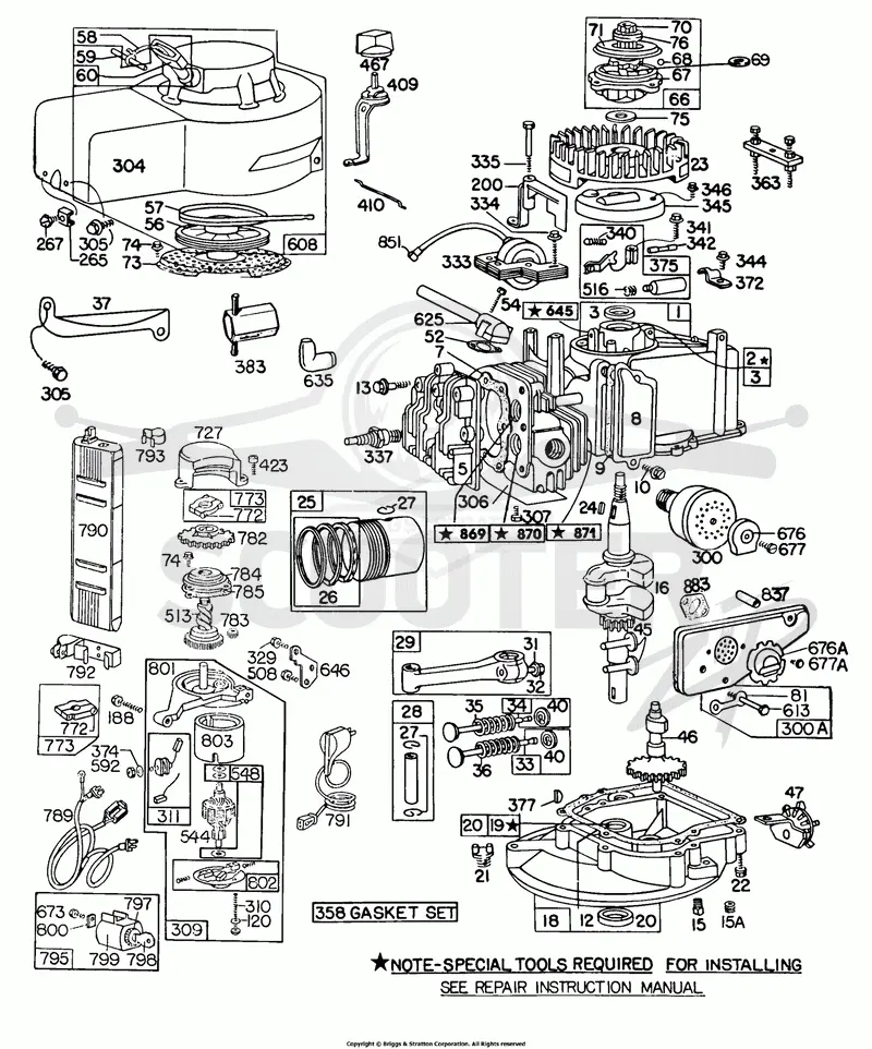 Cylinder,Sumps,Piston,Mufflers