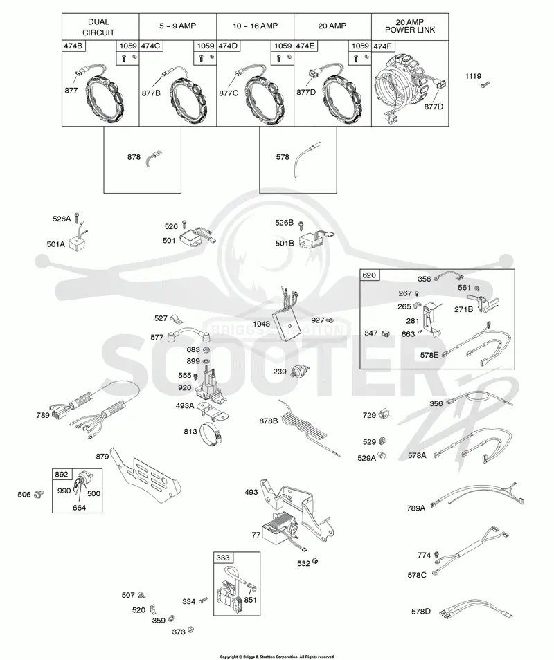 Alternator, Ignition, Switches