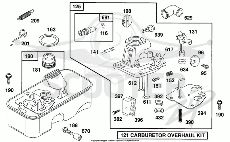 Carburetor Assy, Fuel Tank