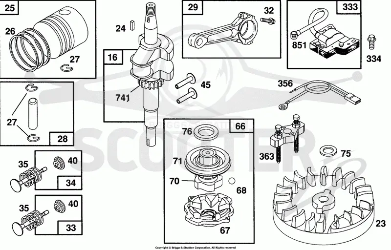 CrankShaft,Piston Grp,Elect.