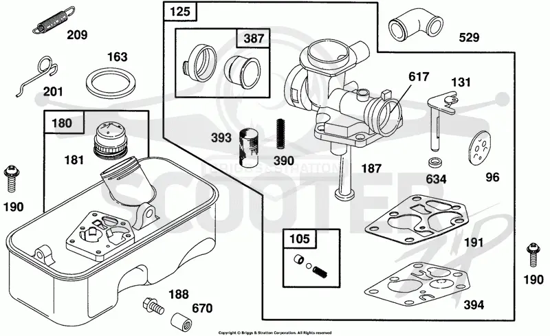 Carburetor Assy, Fuel Tank