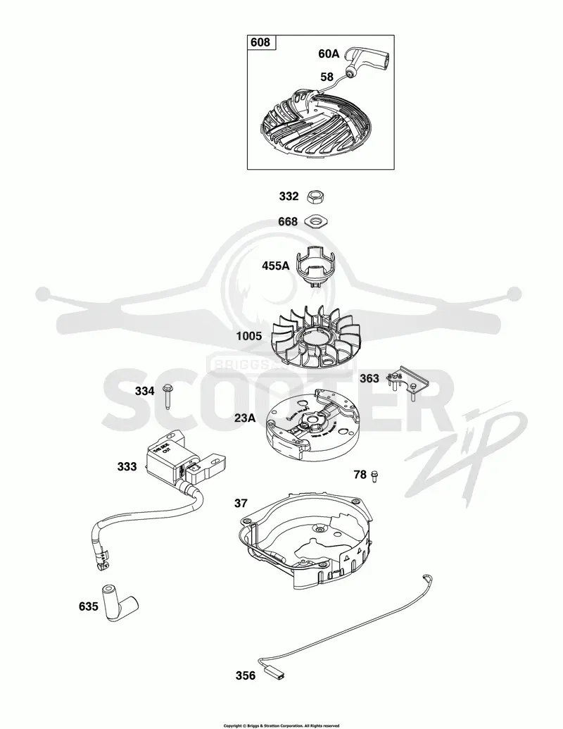 Flywheel, Ignition, and Starter Group