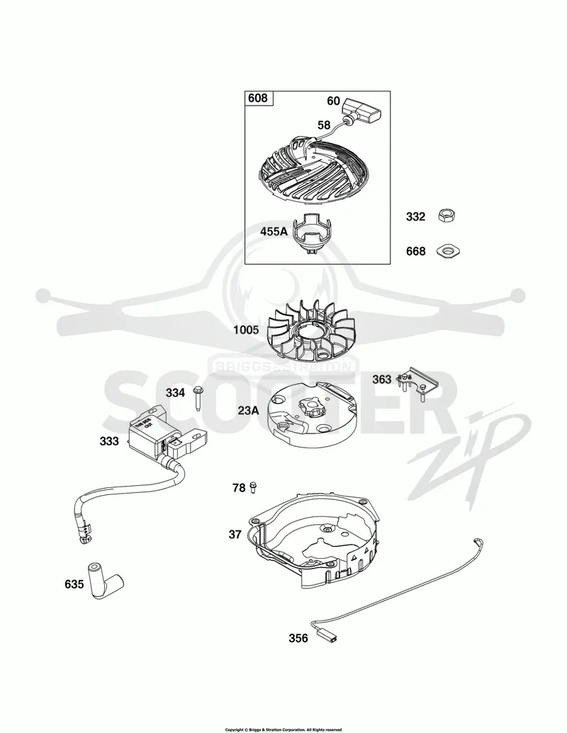 Flywheel, Ignition, and Starter Group
