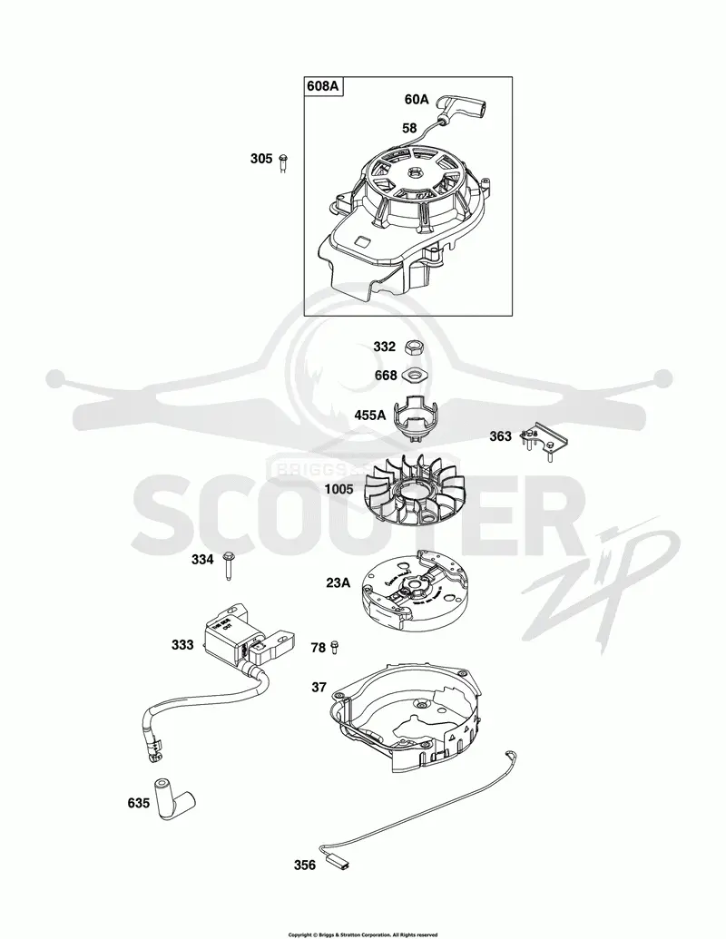Flywheel, Ignition, and Starter Group