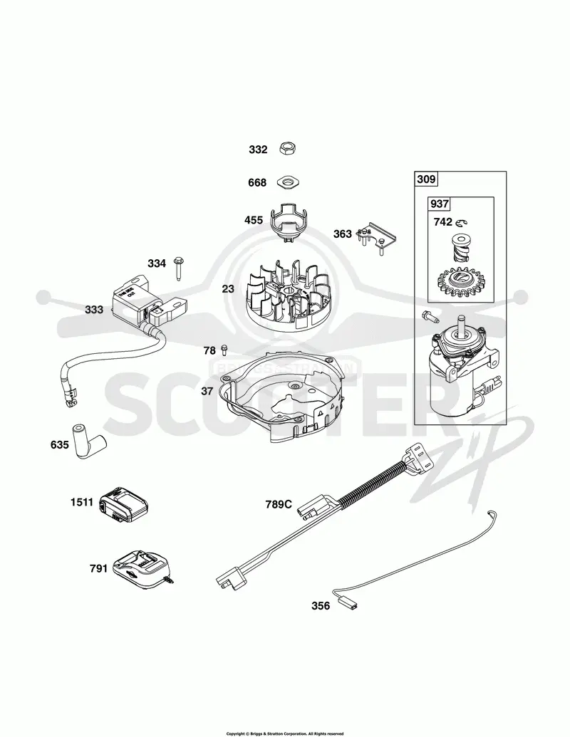 Flywheel, Ignition, and Starter Group
