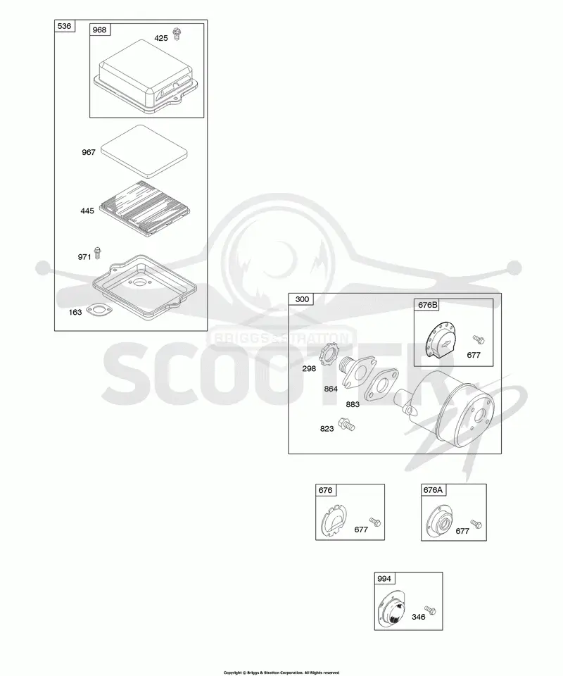 Air Cleaner, Exhaust System