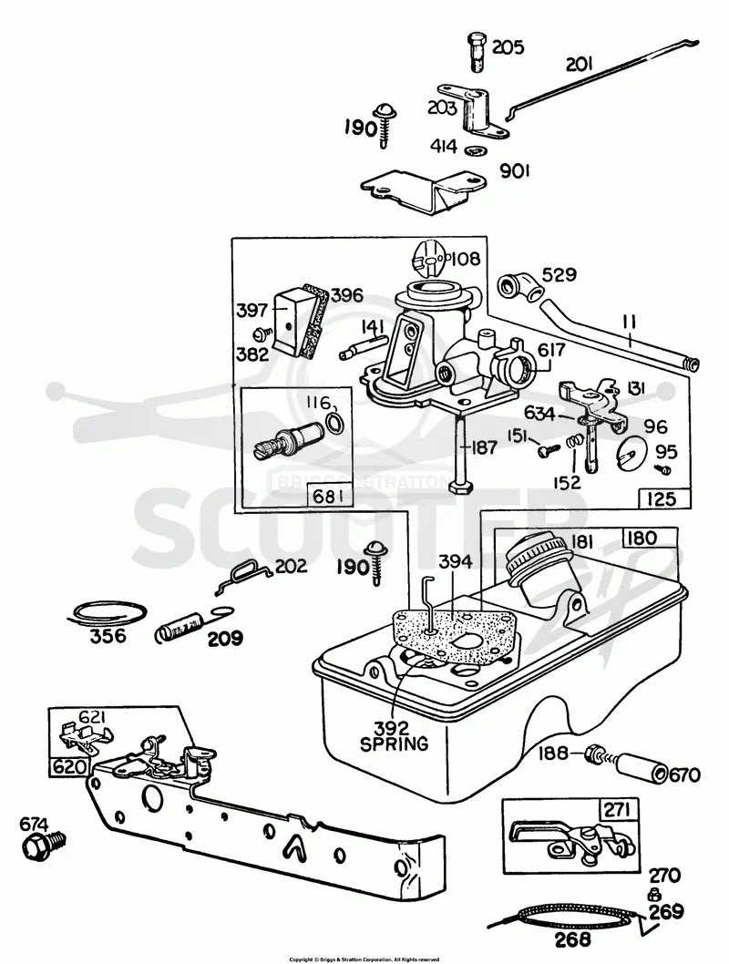 Carburetor Assy, Fuel Tank