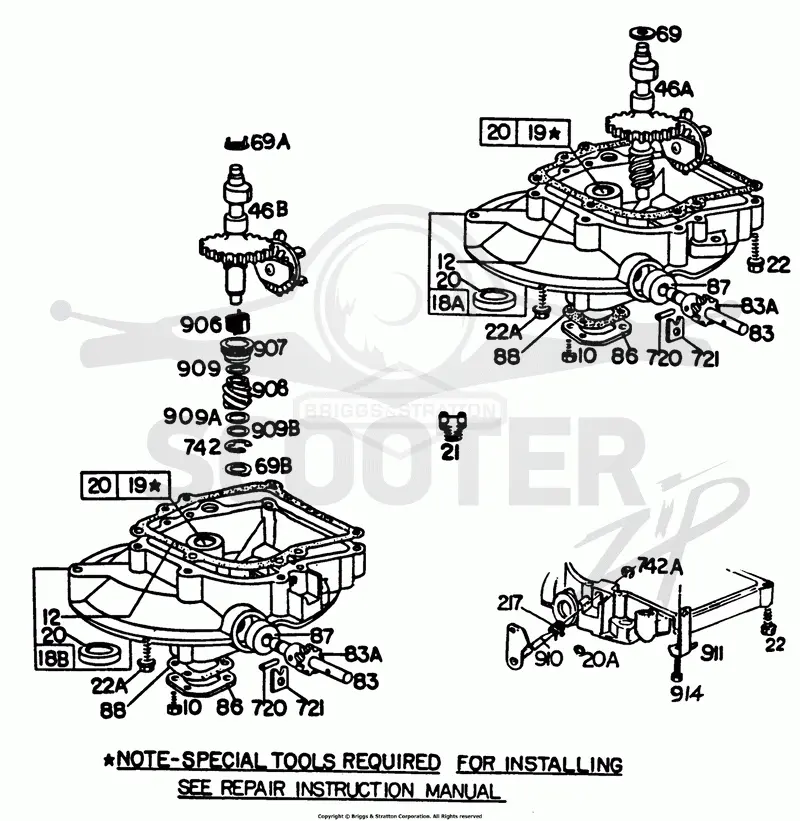 (2) Sump Base Assembles