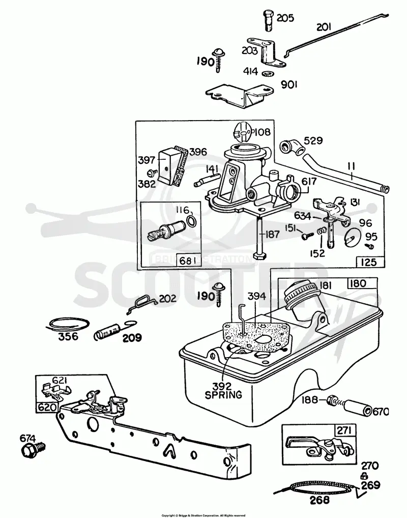 Carburetor & Fuel Tank Assy