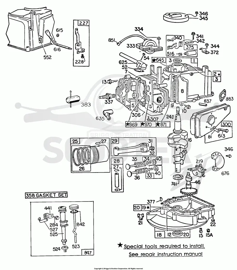 Cyl, Mufflers, Piston, Sump