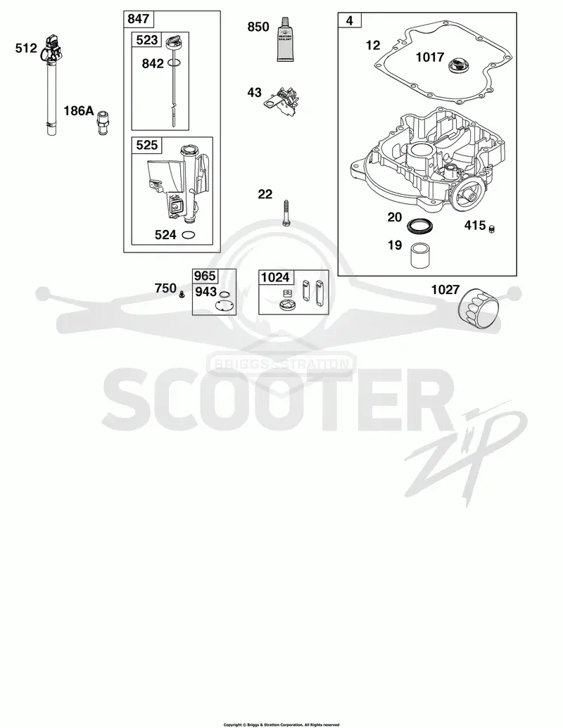 Crankcase Cover/Sump and Lubrication Group