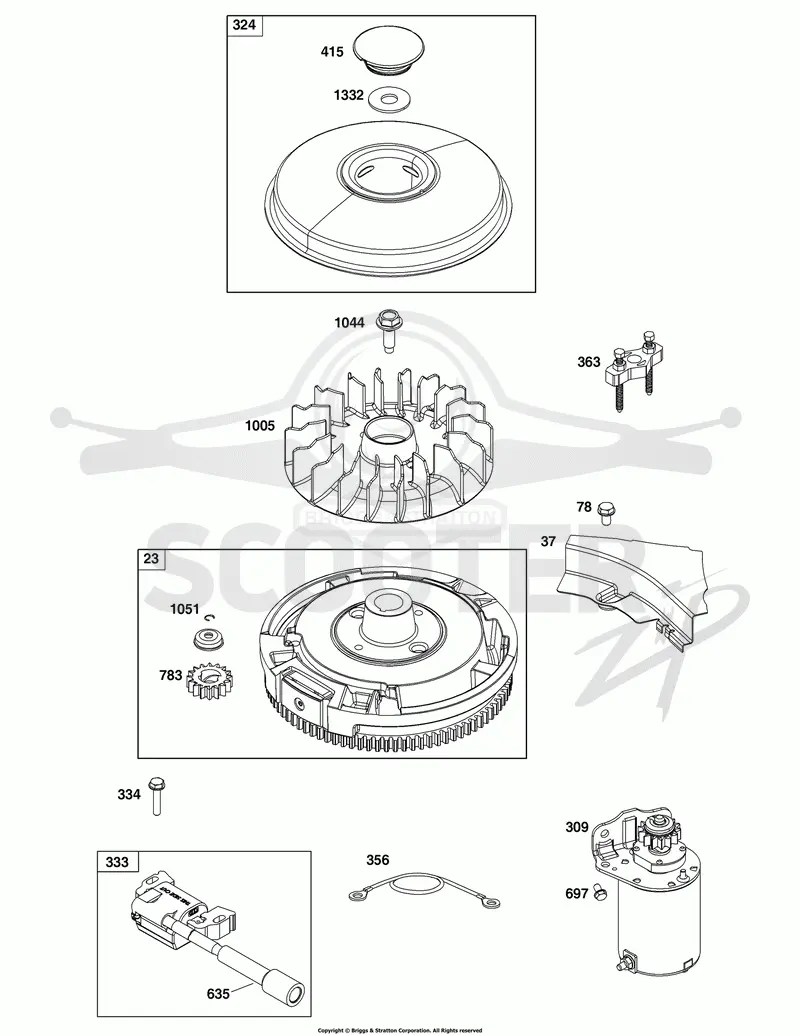 Flywheel, Ignition, and Starter Group