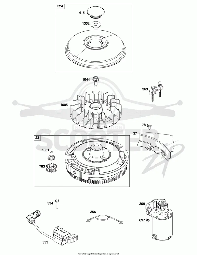 Flywheel, Ignition, and Starter Group