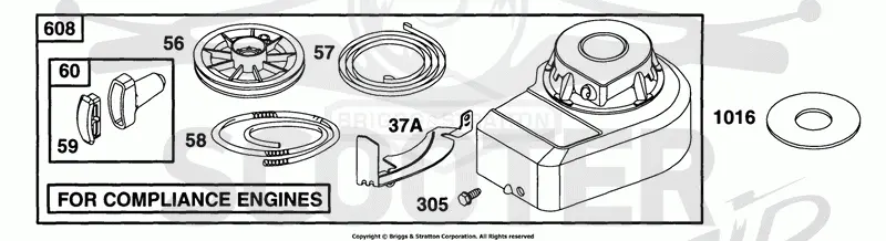 Blower Hsg, Rewind