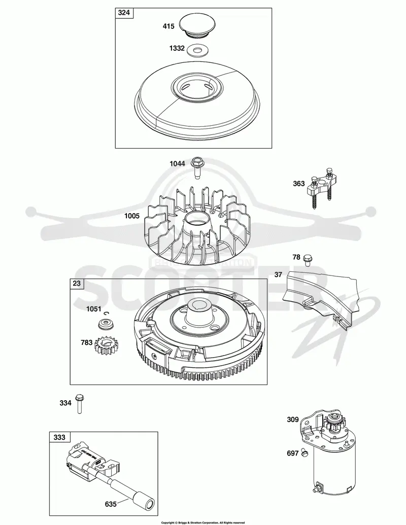 Flywheel, Ignition, and Starter Group