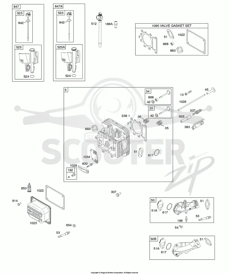 CYLINDER HEAD, GASKET SET-VALVE, INTAKE MANIFOLD, OIL FILL, VALVES