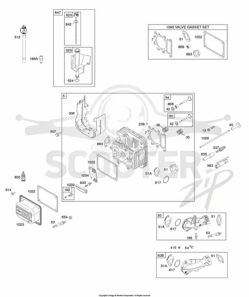 CYLINDER HEAD, GASKET SET - VALVE, INTAKE MANIFOLD, Oil Fill, VALVES