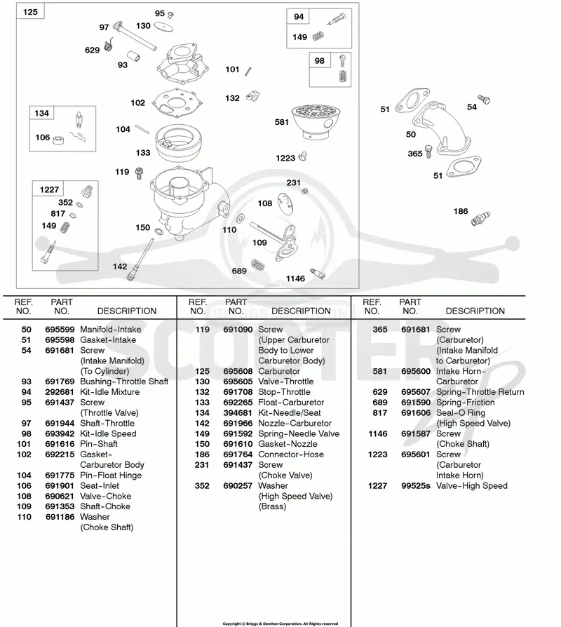 Carburetor, Intake Manifold