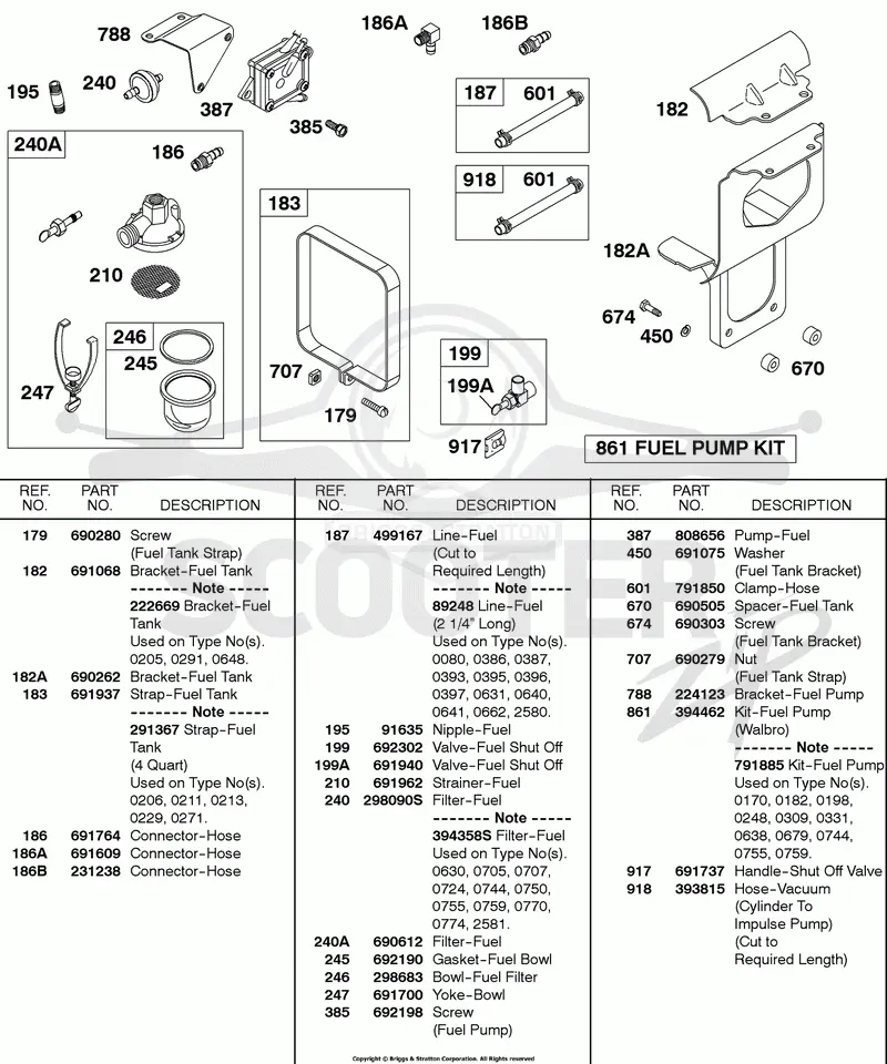 Fuel Pump, Fuel Filter