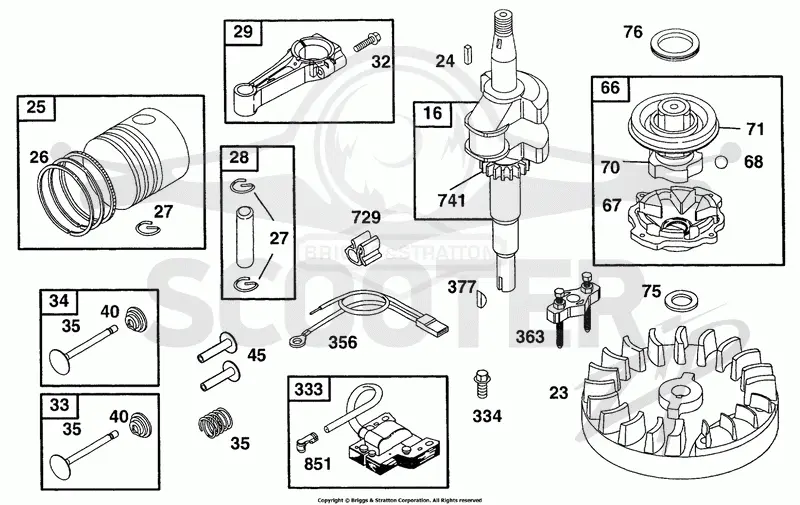 Piston Grp,Armature,Flywheel