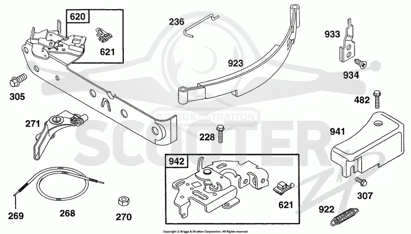 Control Brackets, Band Brake