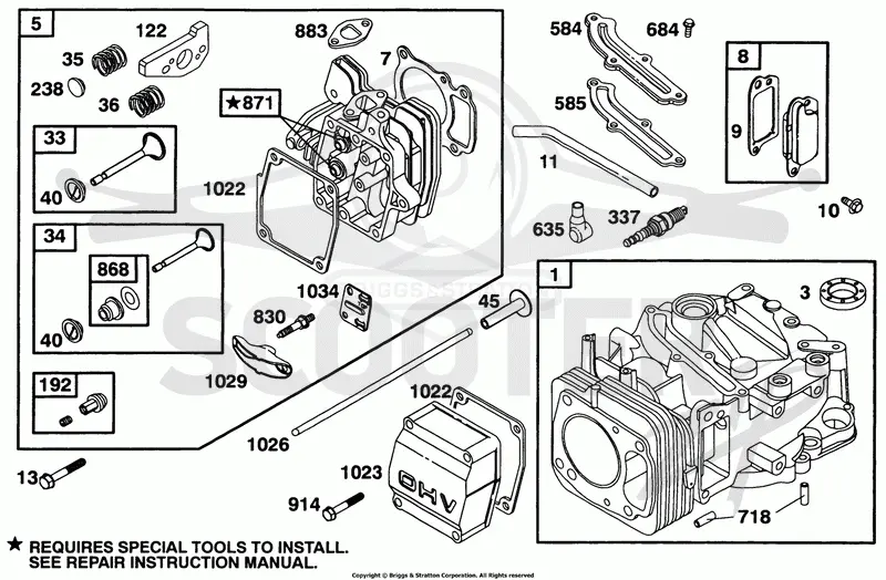 Cylinder, Head Assy