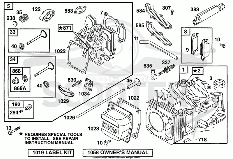Cylinder, Head Assy