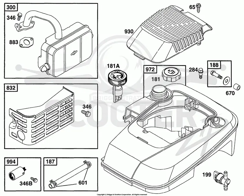 Muffler Grp, Fuel Grp