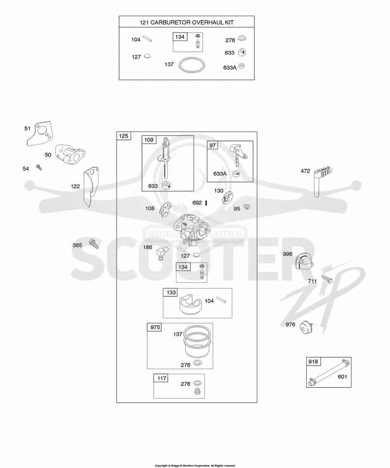 Carburetor, Carburetor Overhaul Kit