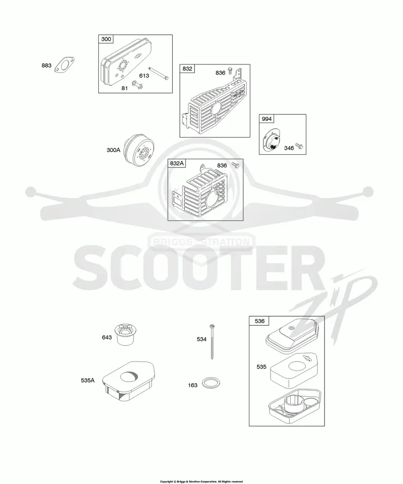 Air Cleaner, Exhaust System