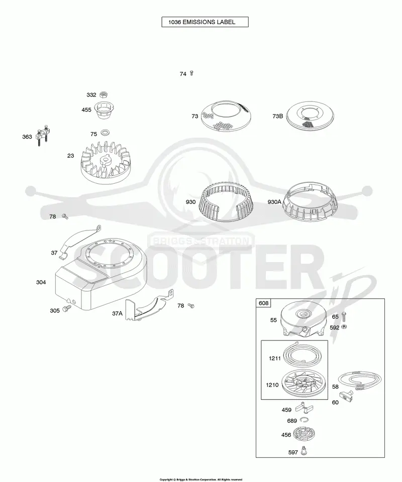 Blower Housing/Shrouds, Flywheel
