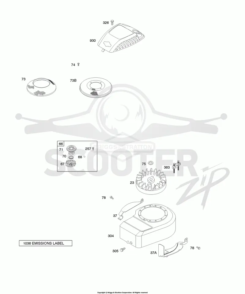 Blower Housing/Shrouds, Flywheel