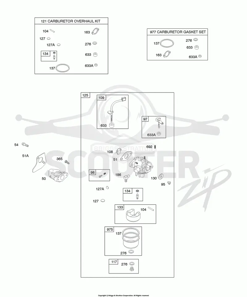 Carburetor, Gasket Sets