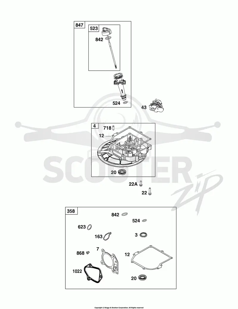Crankcase Cover/Sump and Lubrication Group