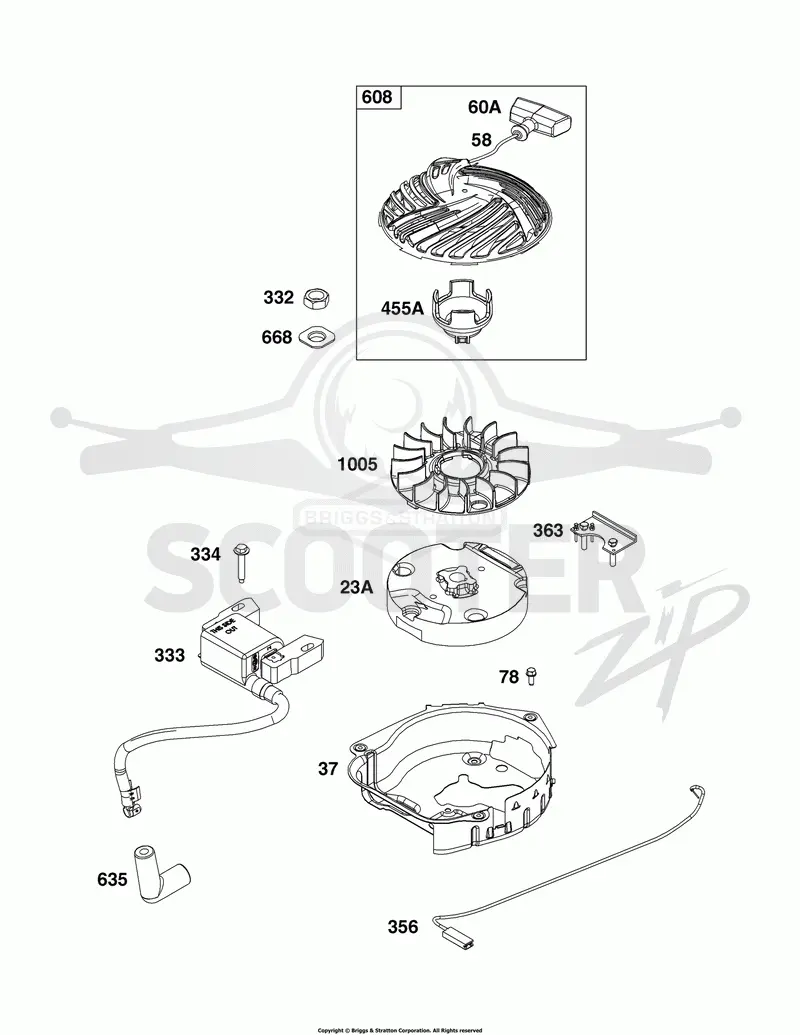Flywheel, Ignition, and Starter Group