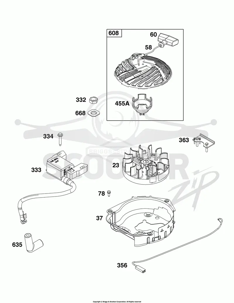Flywheel, Ignition, and Starter Group