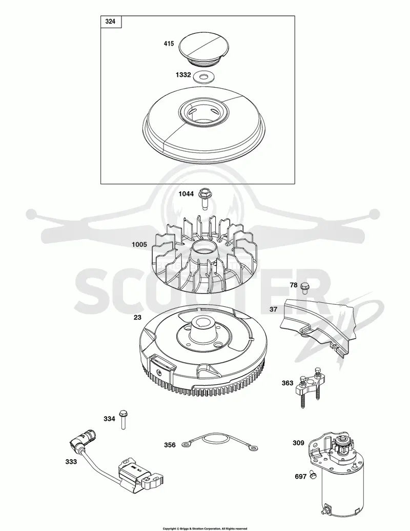 Flywheel, Ignition, and Starter Group
