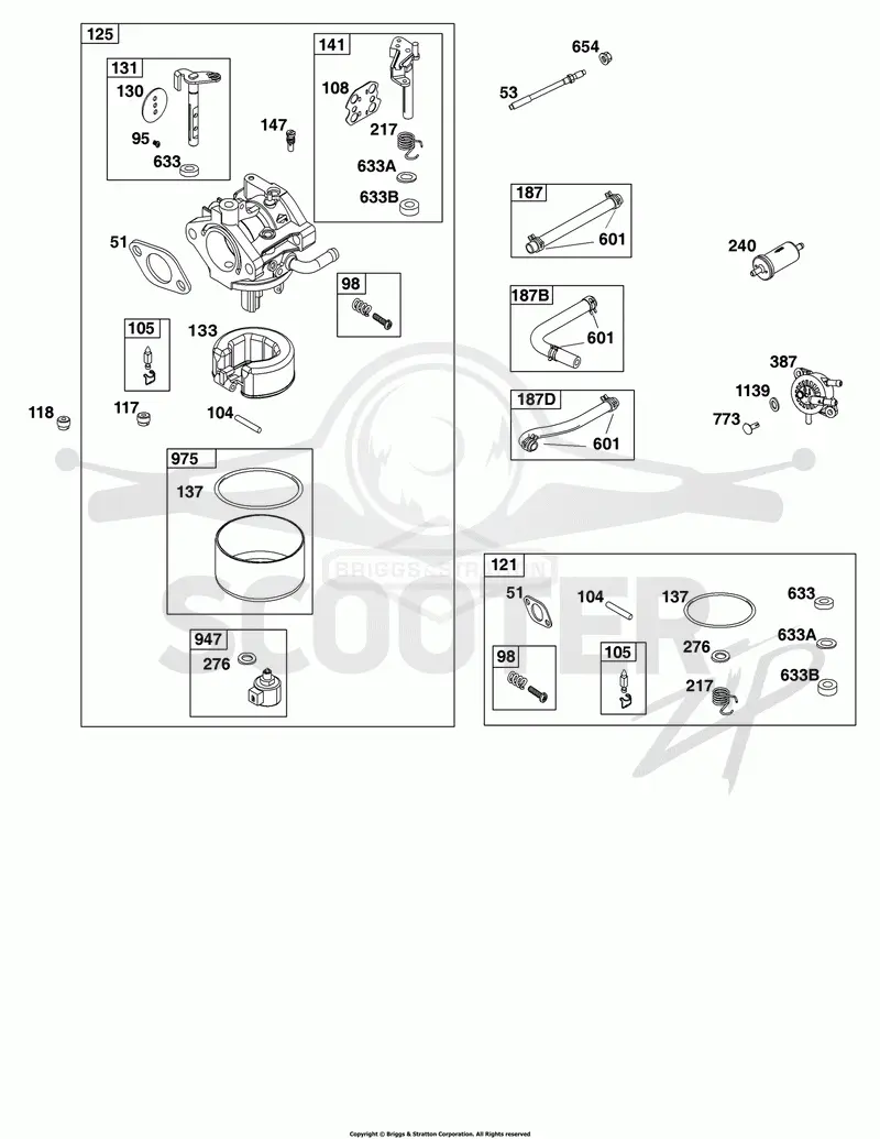 Carburetor and Fuel Supply Group