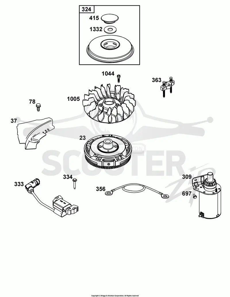 Flywheel, Ignition, and Starter Group