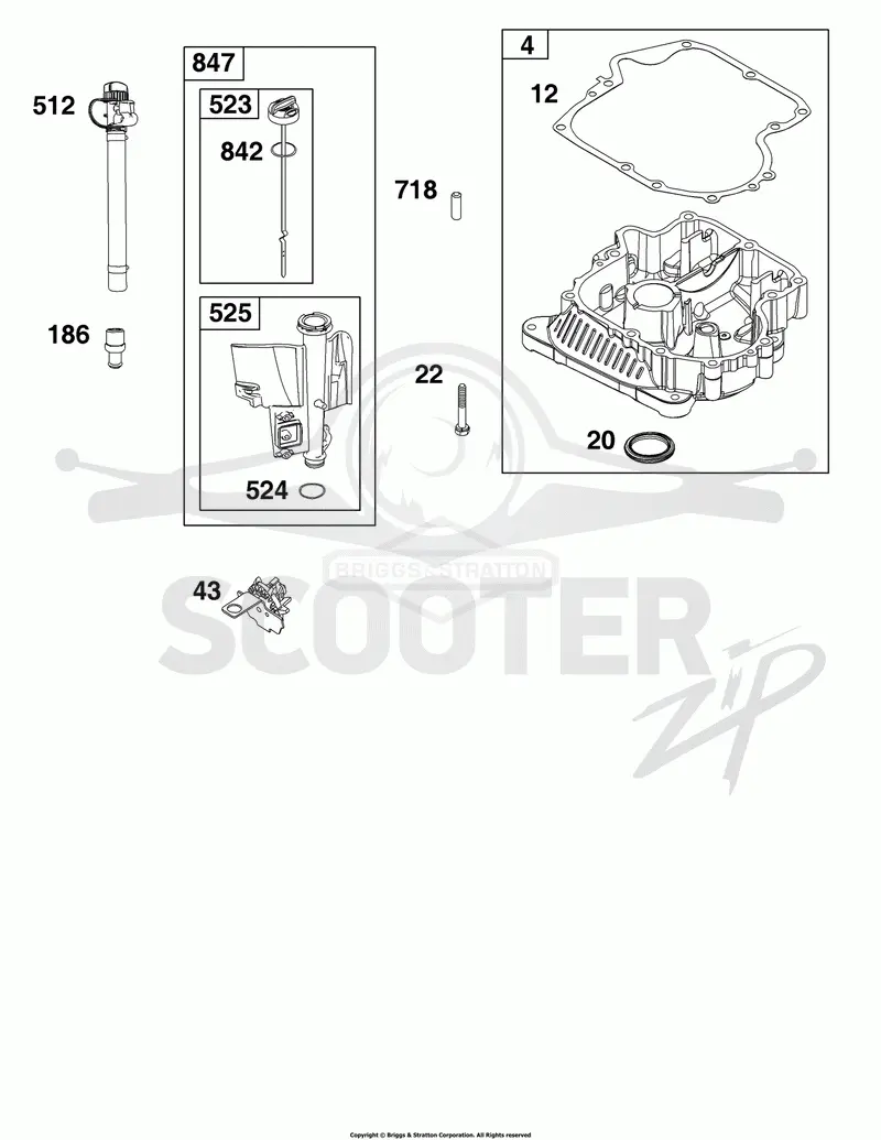 Crankcase Cover/Sump Group