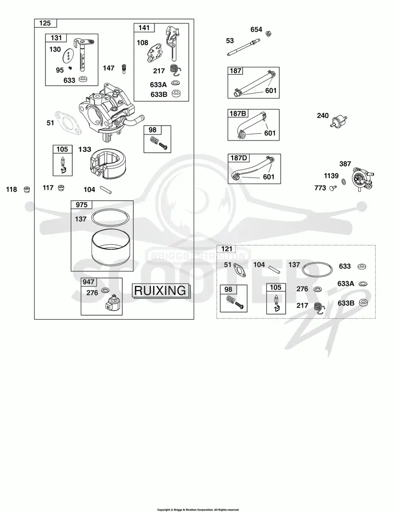 Carburetor and Fuel Supply Group