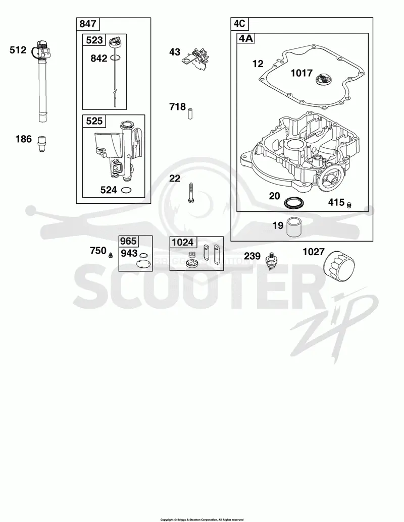 Crankcase Cover/Sump and Lubrication Group