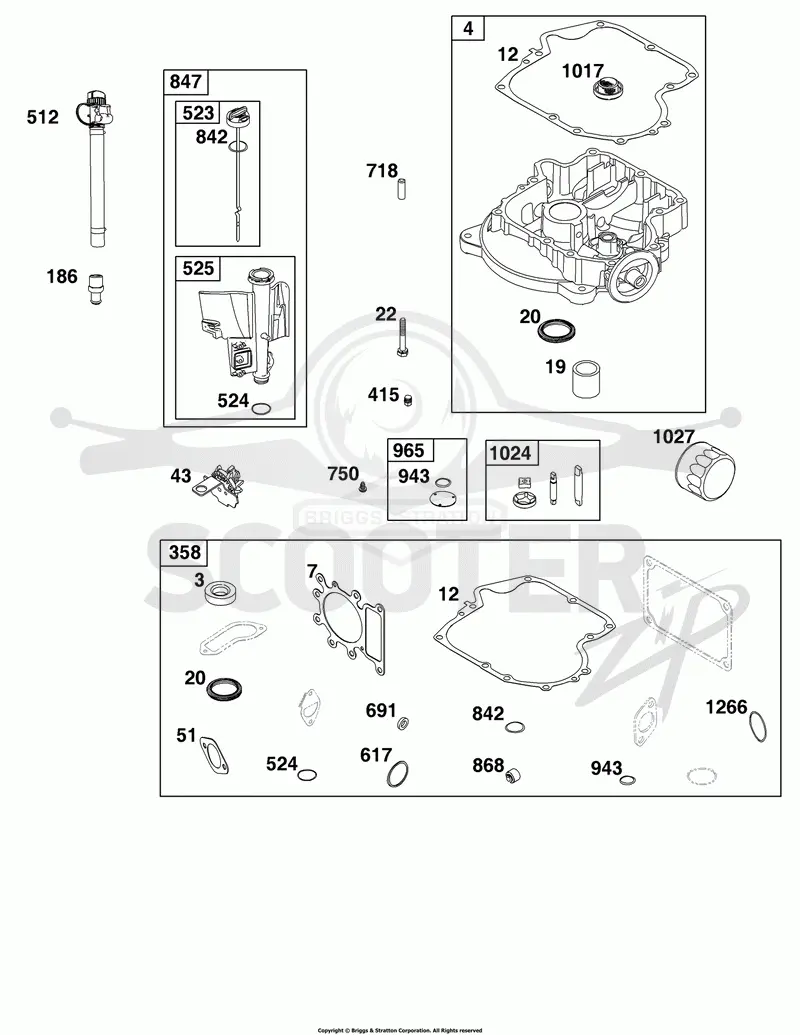 Crankcase Cover/Sump and Lubrication Group