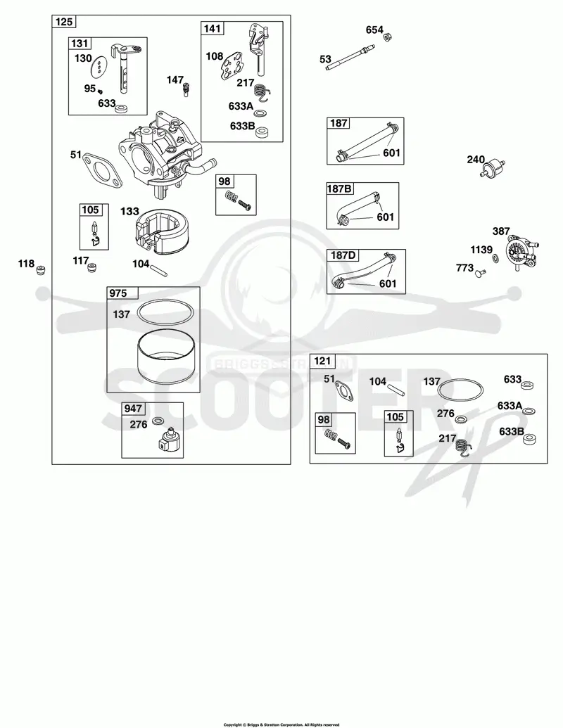 Carburetor and Fuel Supply Group