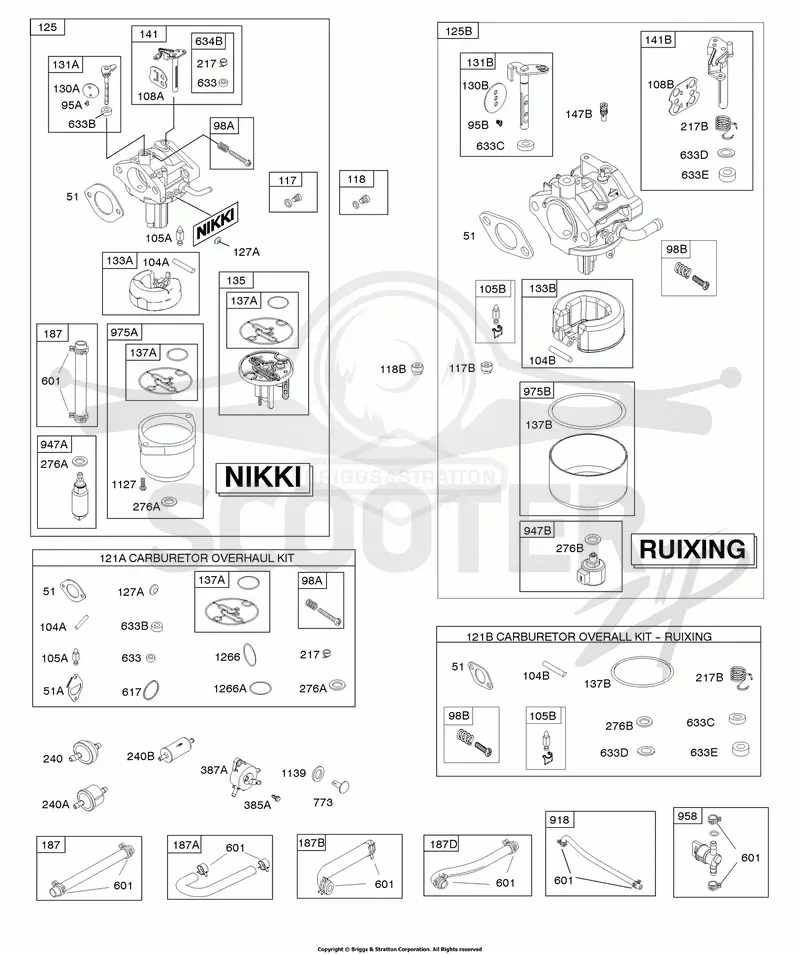 CARBURETOR, FUEL SUPPLY, KIT - CARBURETOR OVERHAUL