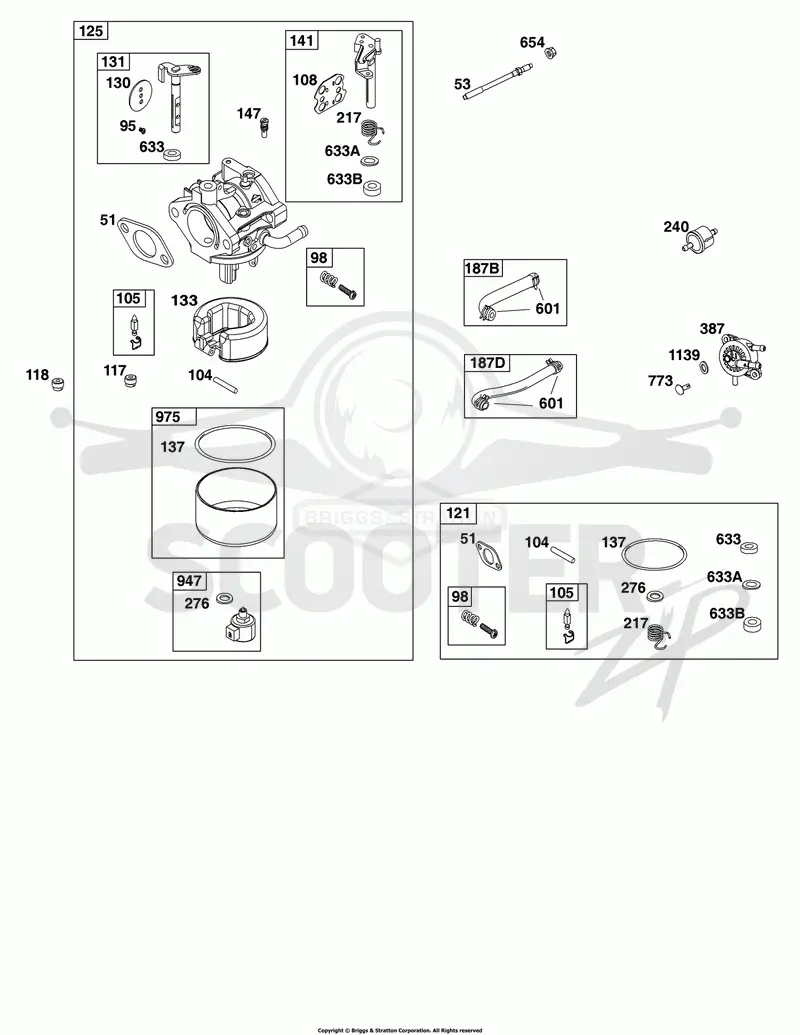 Carburetor and Fuel Supply Group
