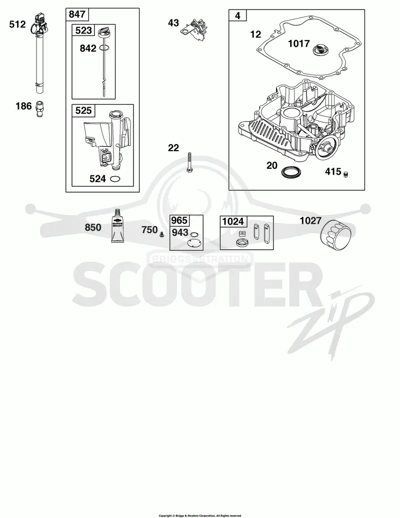 Crankcase Cover/Sump and Lubrication Group